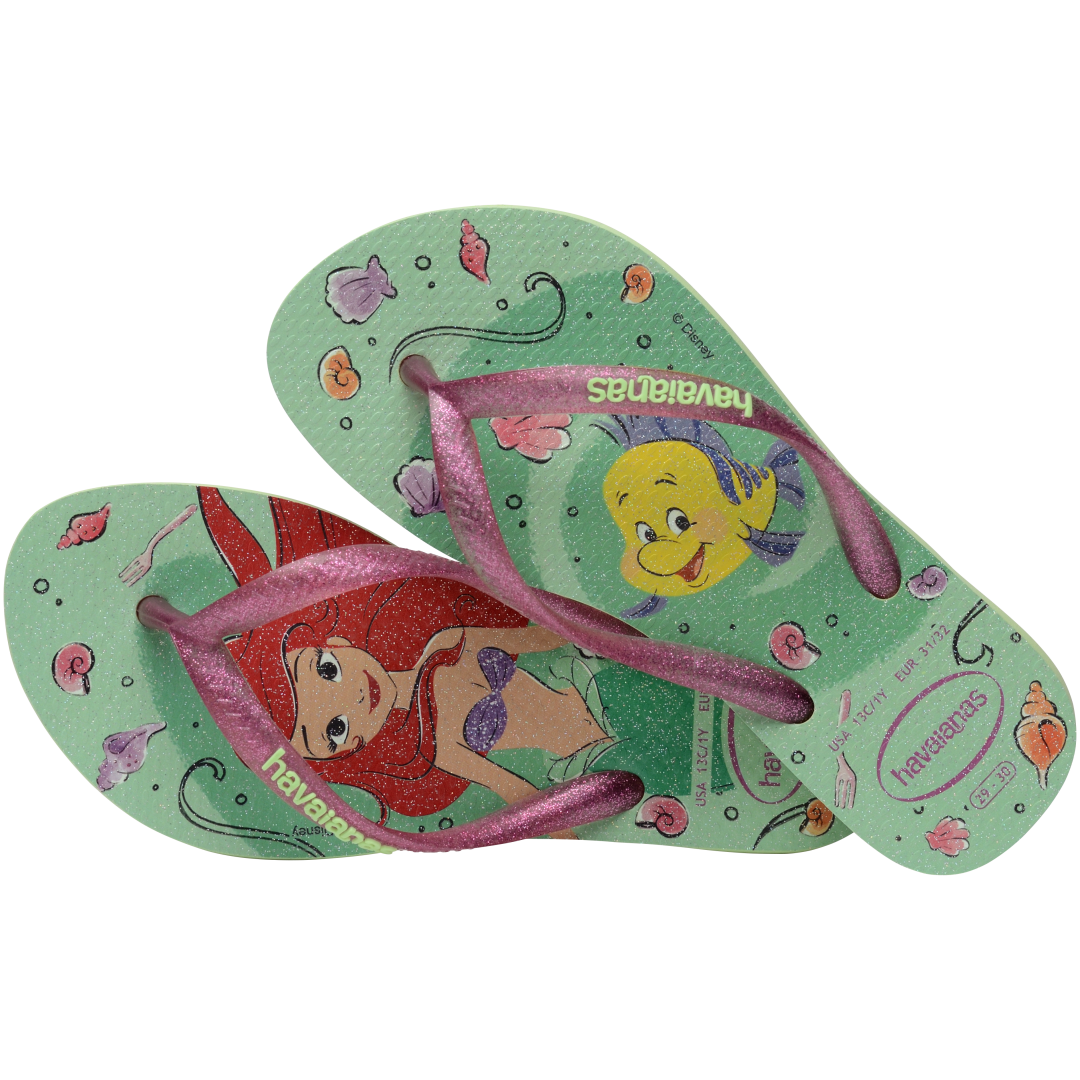Kids' Disney Princess Slim Flip Flops