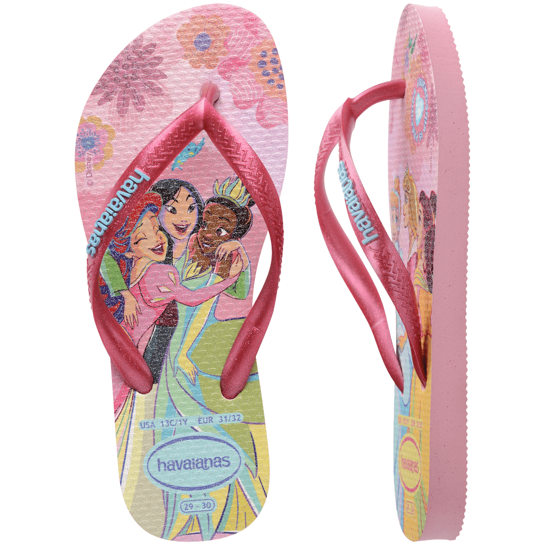 Kids' Disney Princess Slim Flip Flops