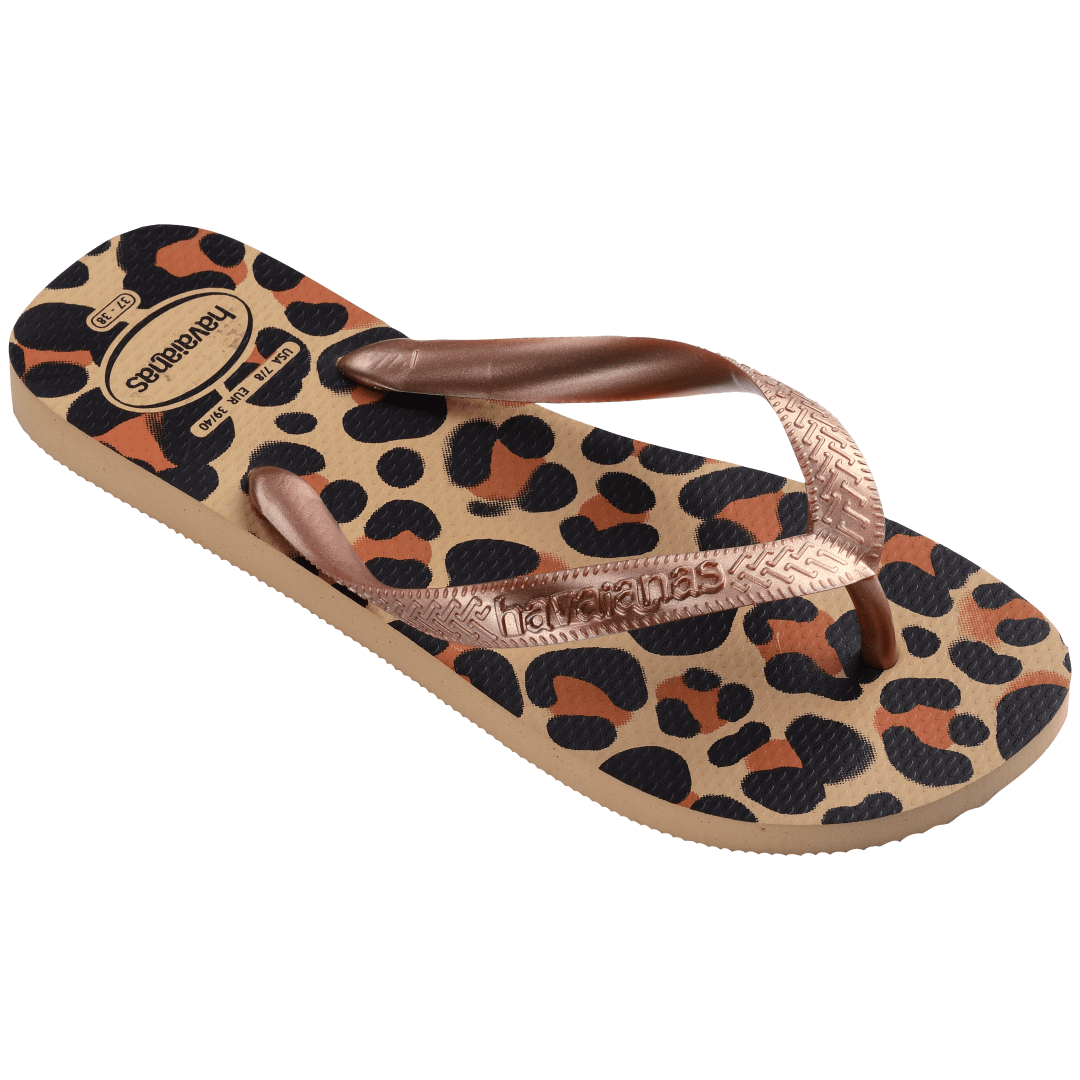 Women's Animal Top Flip Flops