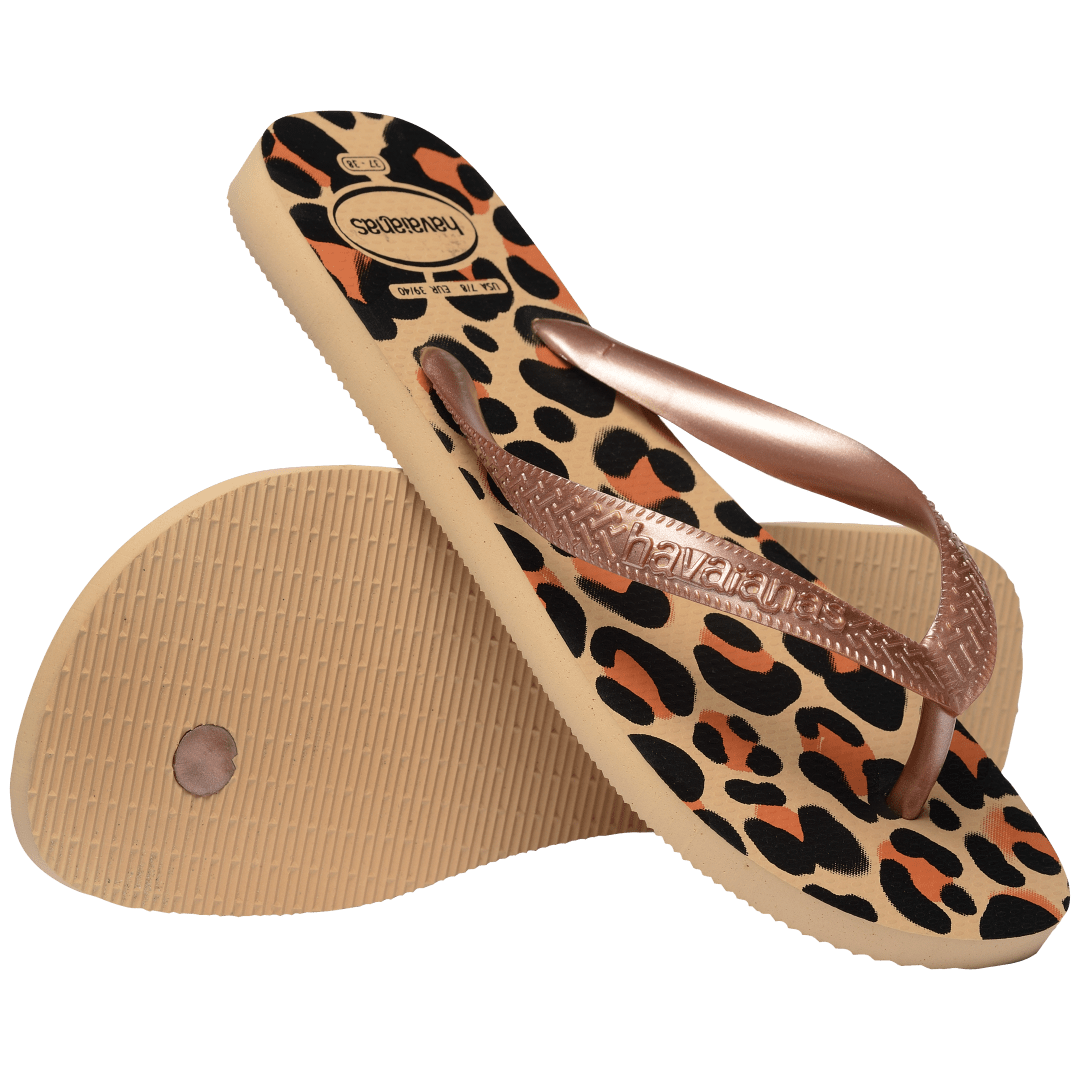 Women's Animal Top Flip Flops