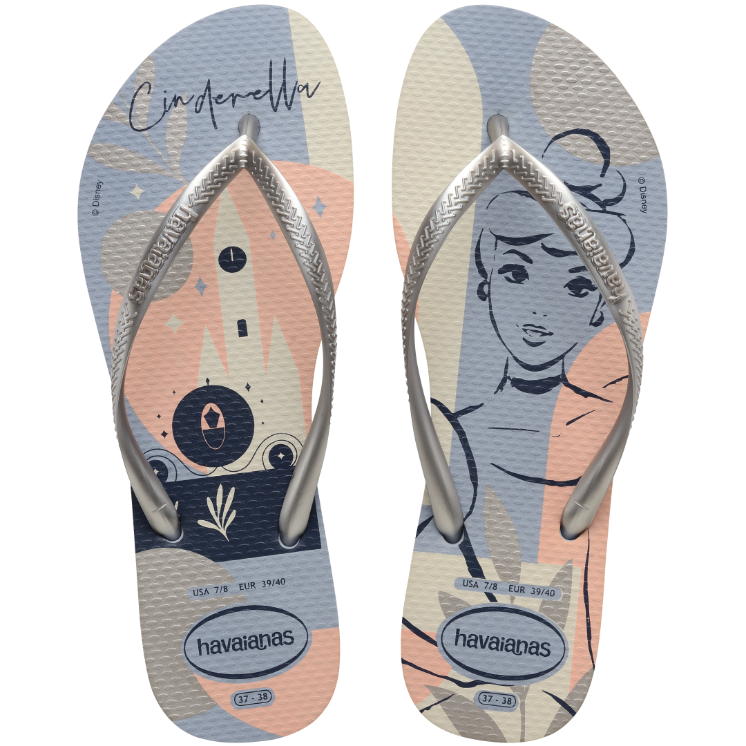 Women's Disney Princess Slim Flip Flops