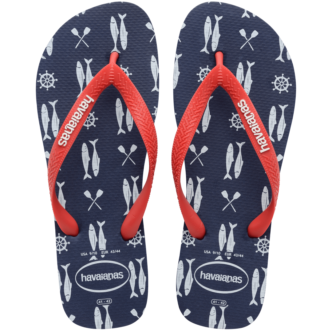 Men's Top Nautical Flip Flops