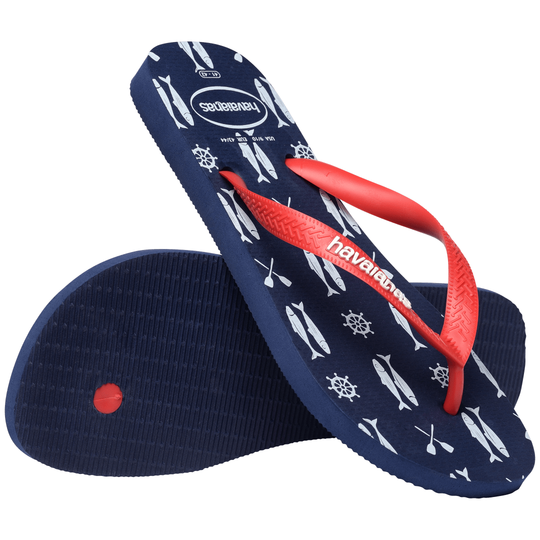 Men's Top Nautical Flip Flops