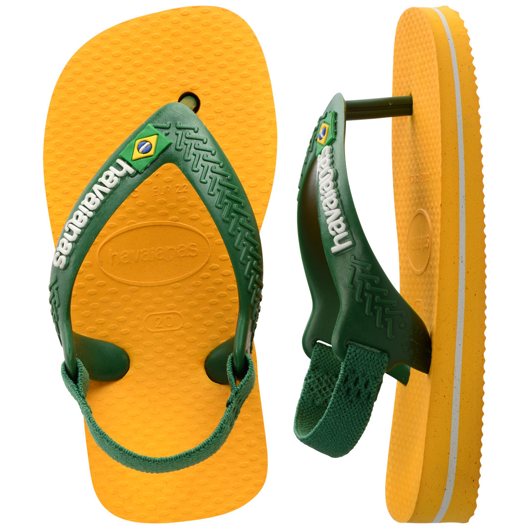 Baby Brazil Logo Flip Flop Sandals