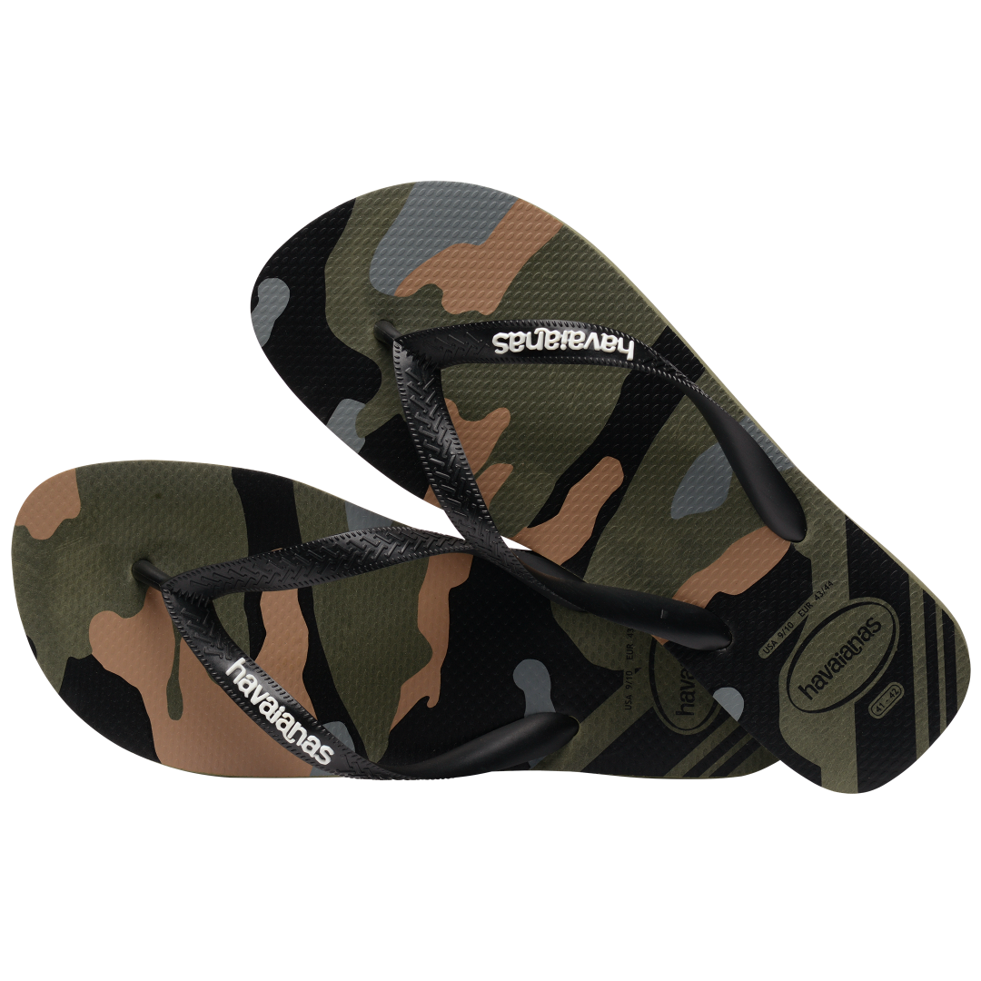 Men's Top Camo Flip Flops