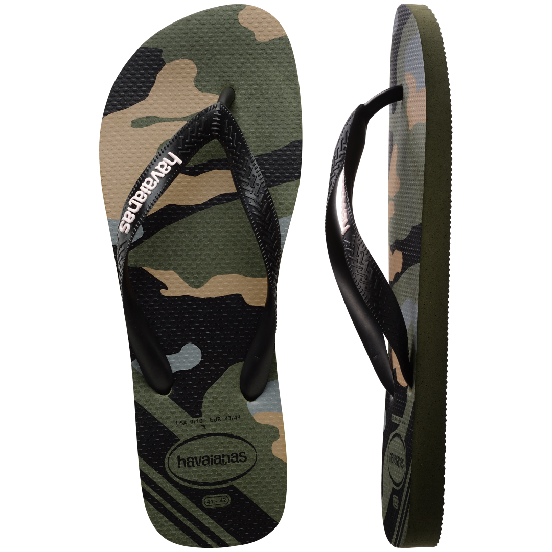 Men's Top Camo Flip Flops