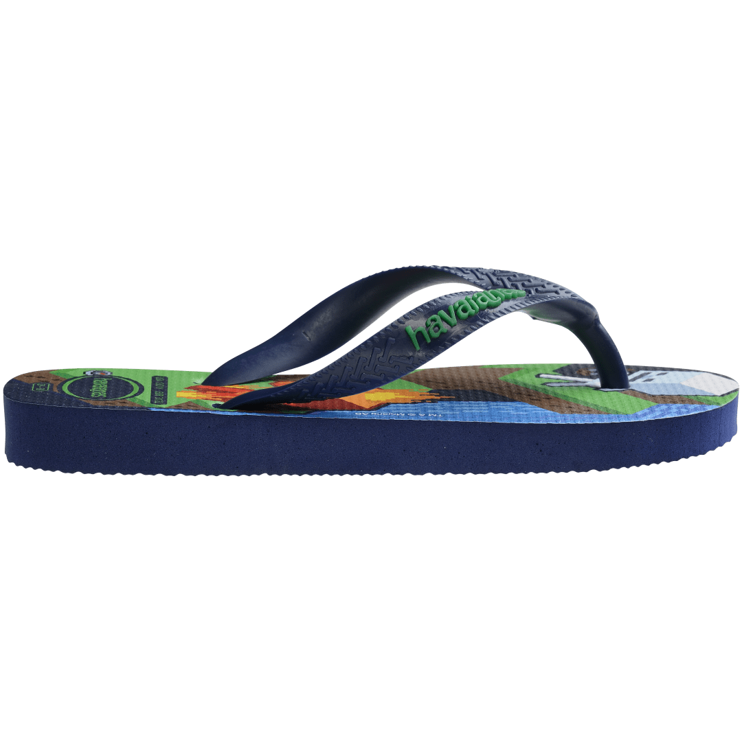 Kids' Minecraft Top Flip Flops