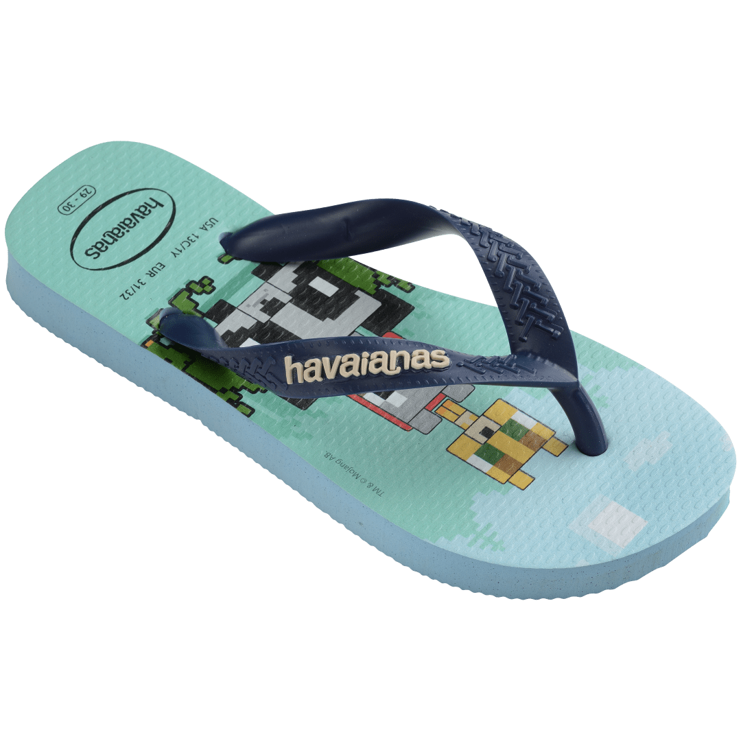 Kids' Minecraft Top Flip Flops