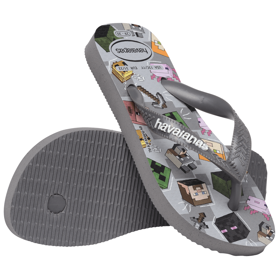 Kids' Minecraft Top Flip Flops