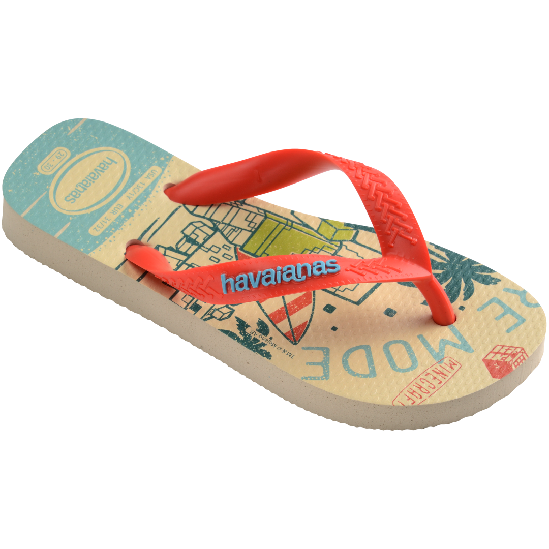 Kids' Minecraft Top Flip Flops