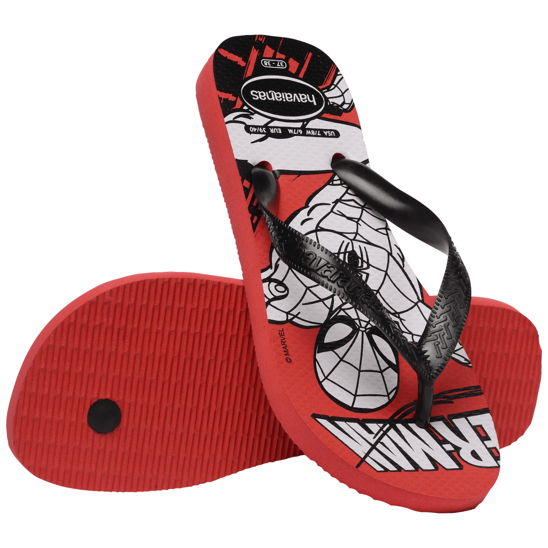 Men's Marvel Logomania Top Flip Flops