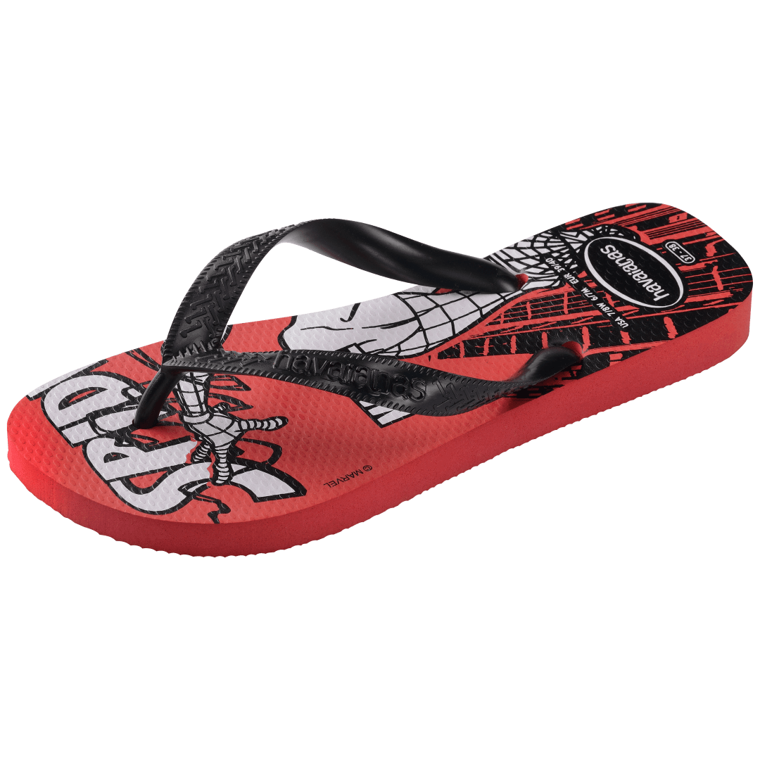 Men's Marvel Logomania Top Flip Flops