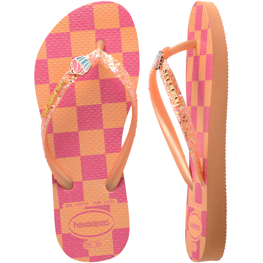 Kids' Slim Glitter II Flip Flops