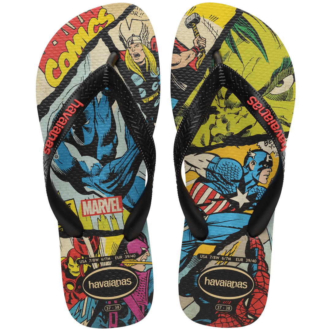 Men's Marvel Classics Top Flip Flops