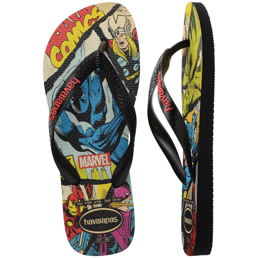 Men's Marvel Classics Top Flip Flops