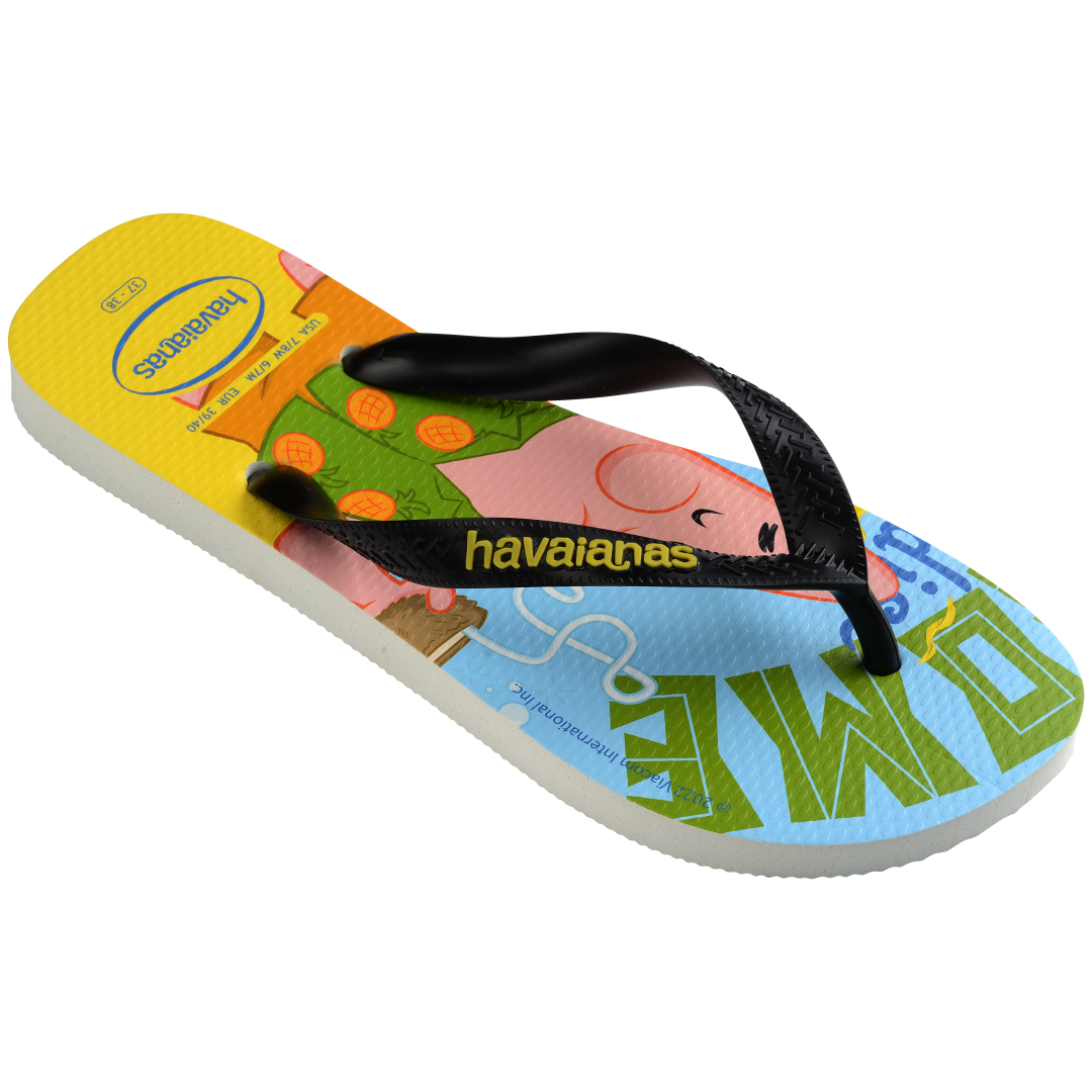 Men's Spongebob Flip Flops
