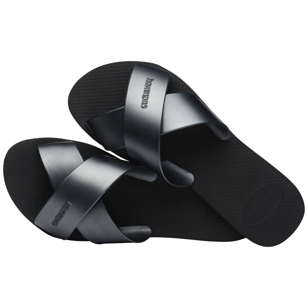 Women's Aqua Metallic Sandals