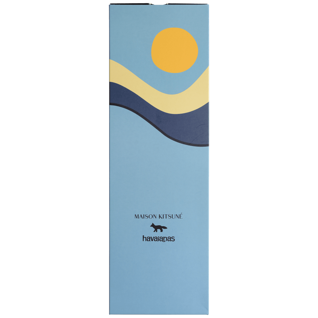 Maison Kitsune Wave Top Flip Flops