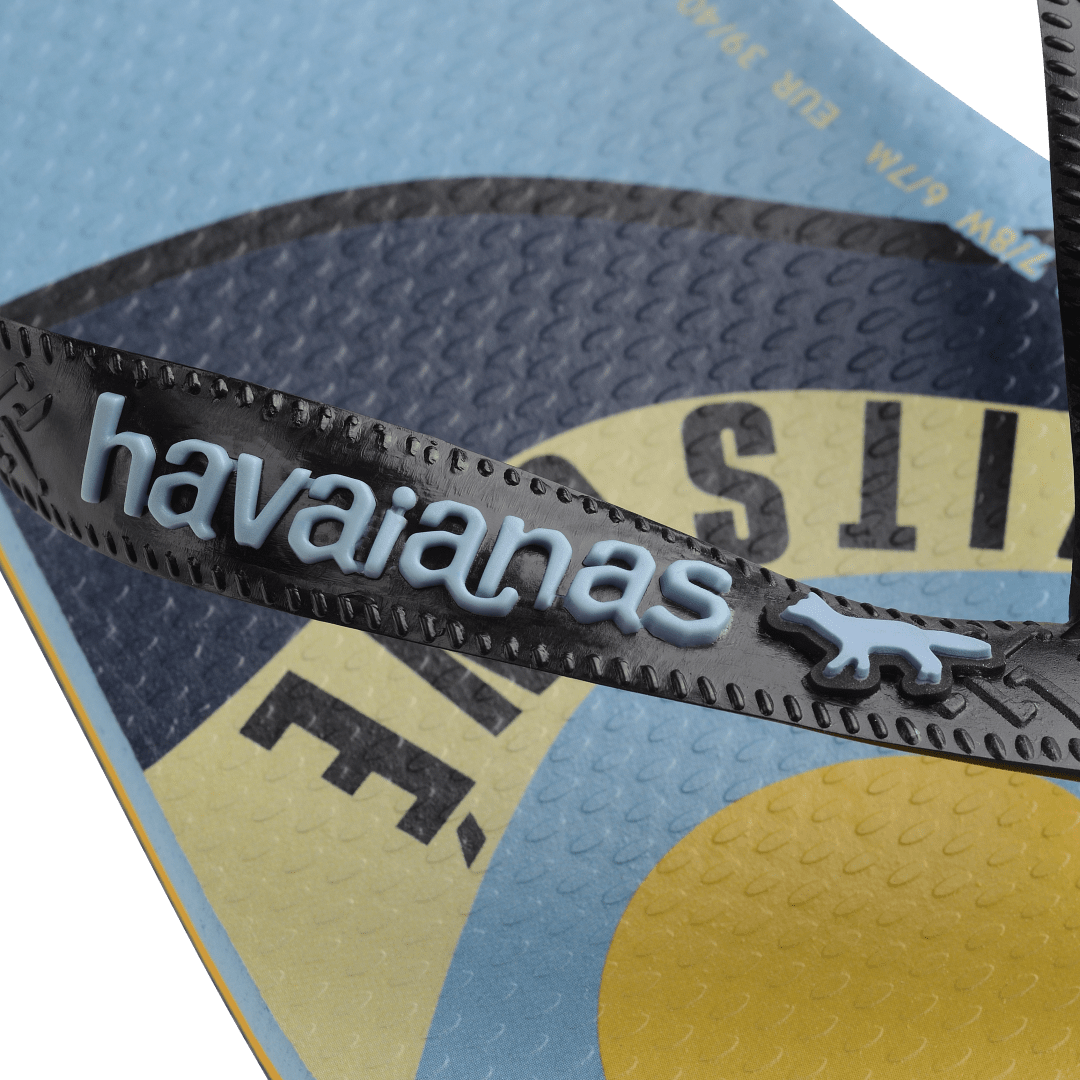 Maison Kitsune Wave Top Flip Flops