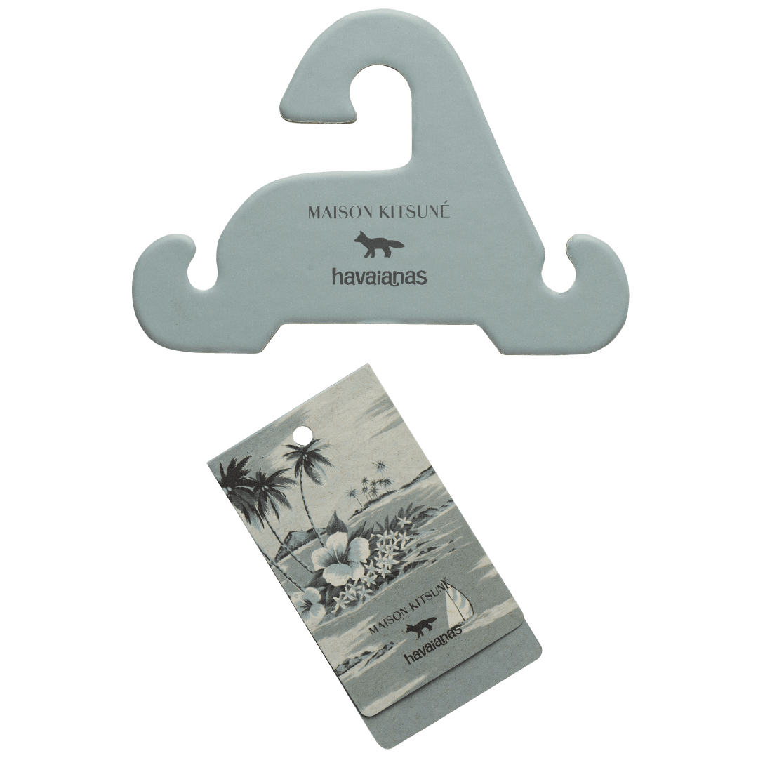 Maison Kitsune Hawaiian Top Flip Flops