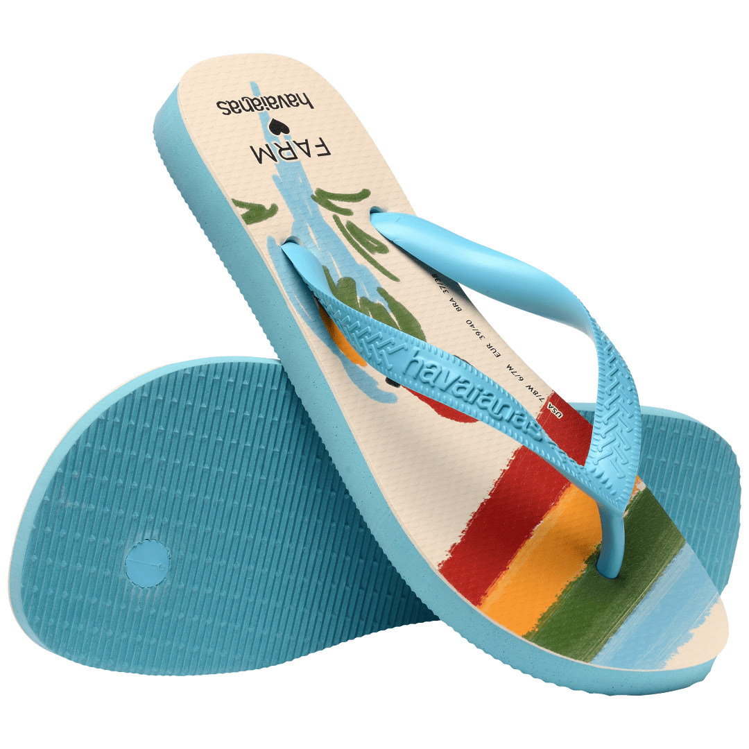 Women's FARM Rio Rainbow Nature Top Flip Flops
