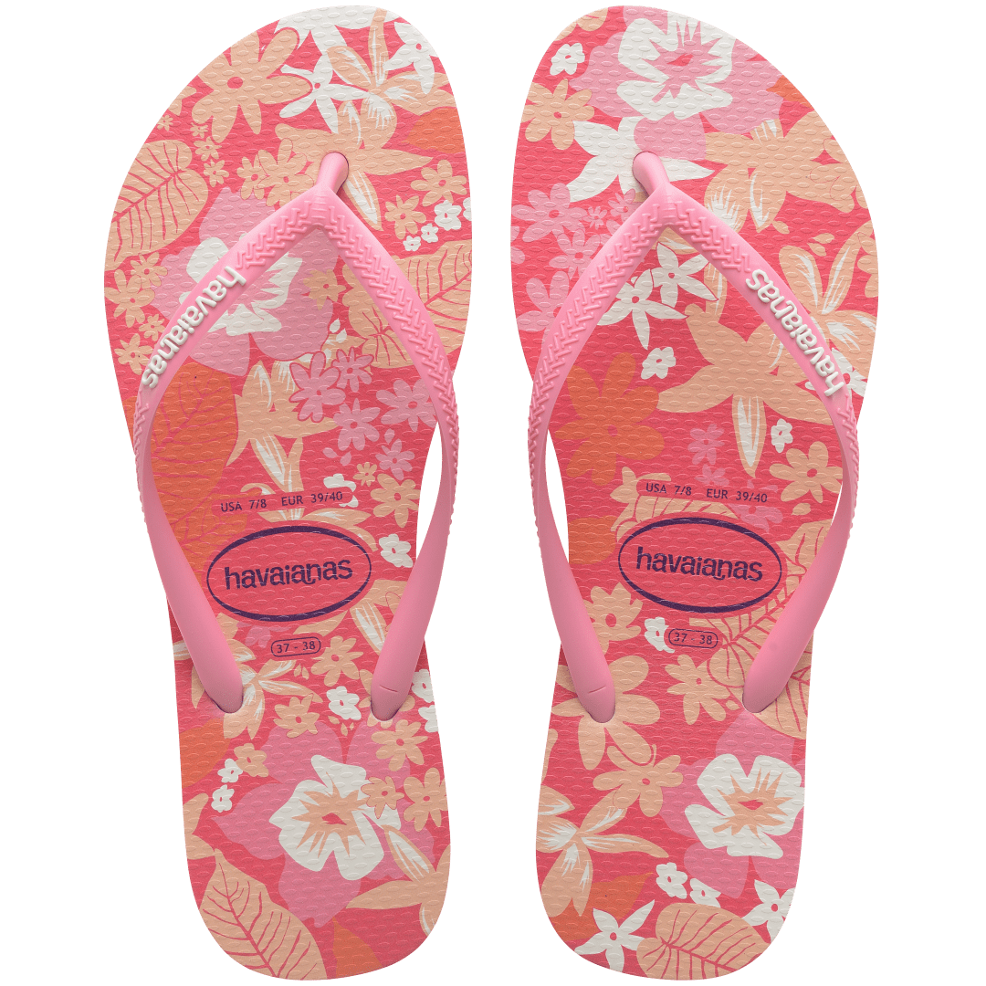 Women's Ditsy Bloom Slim Flip Flops