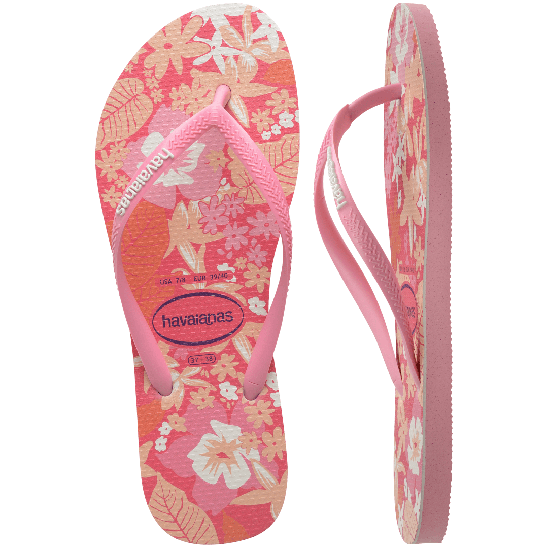 Women's Ditsy Bloom Slim Flip Flops