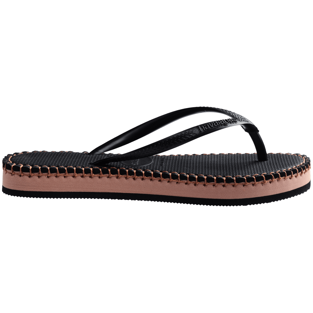 Women's Flatform Loop Slim Flip Flops