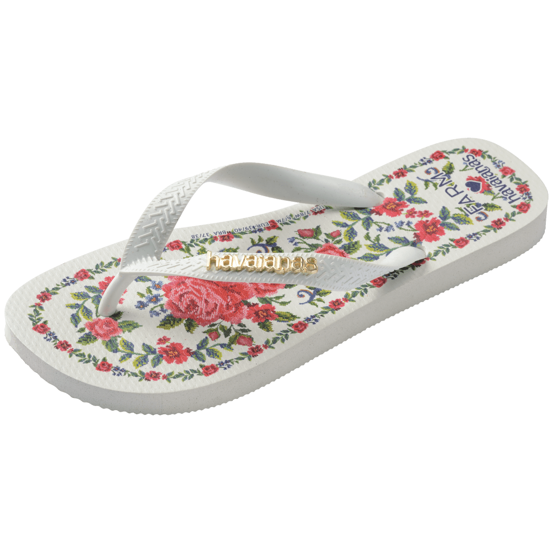 Women's FARM Rio Flower Tapestry Top Flip Flops