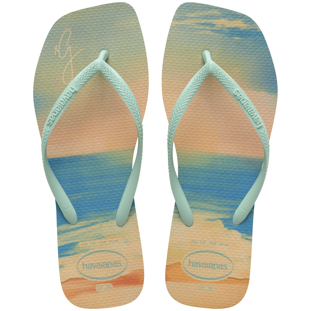 Women's Gigi Hadid Slim Square Flip Flops