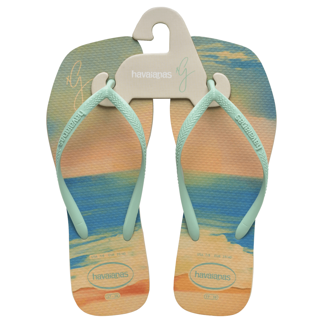 Women's Gigi Hadid Slim Square Flip Flops