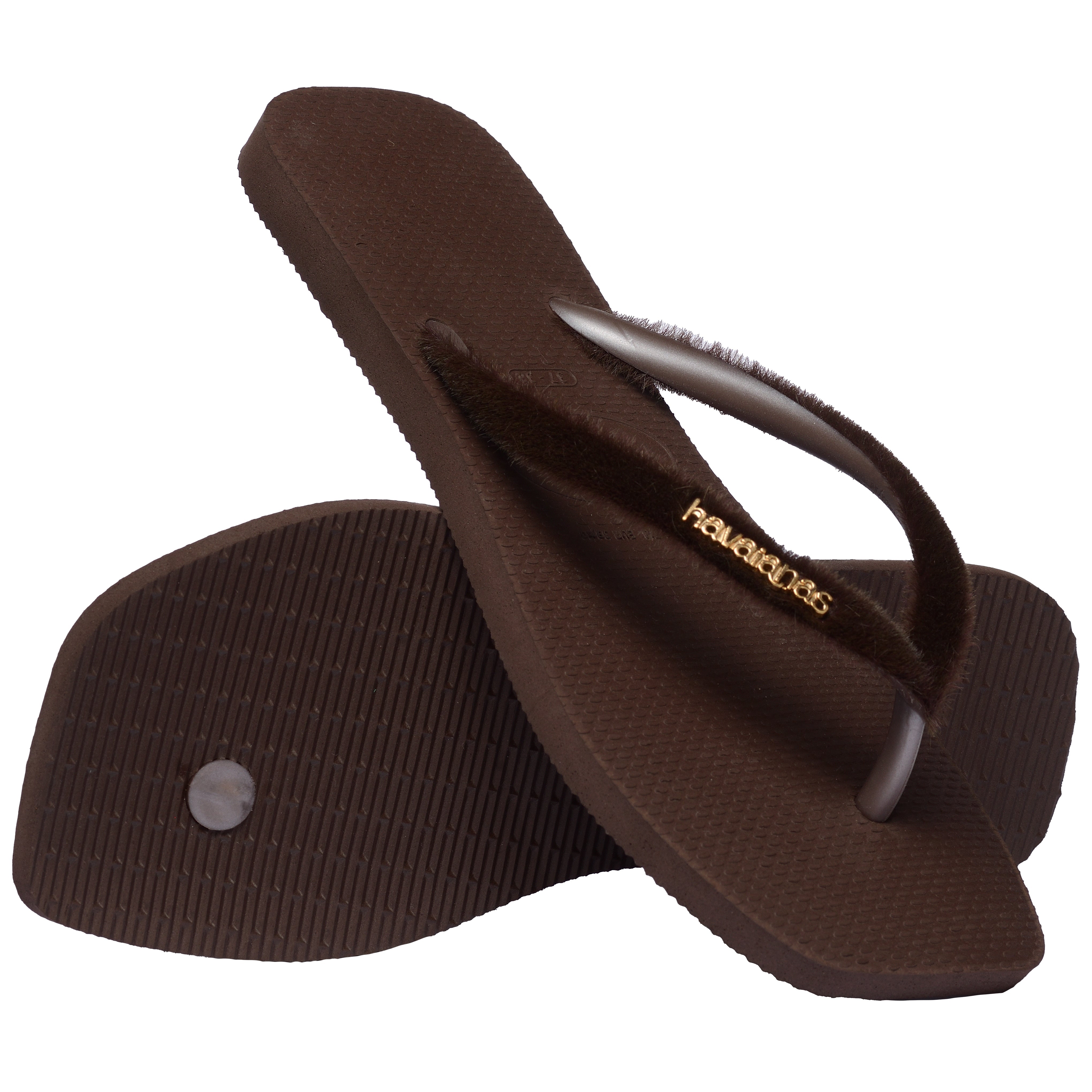 Women's Plush Slim Square Flip Flops