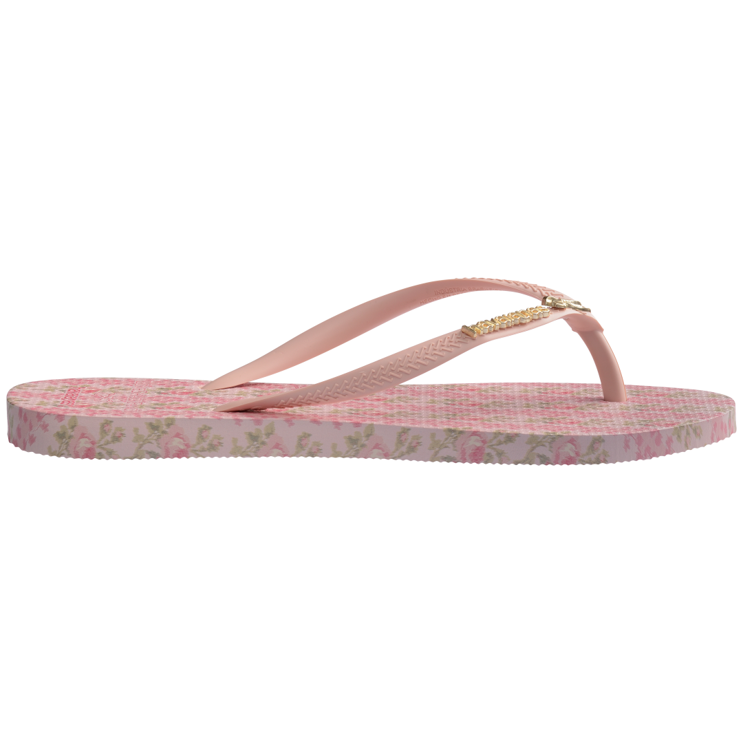 Kids' LoveShackFancy Blooming Heirloom Slim Flip Flops